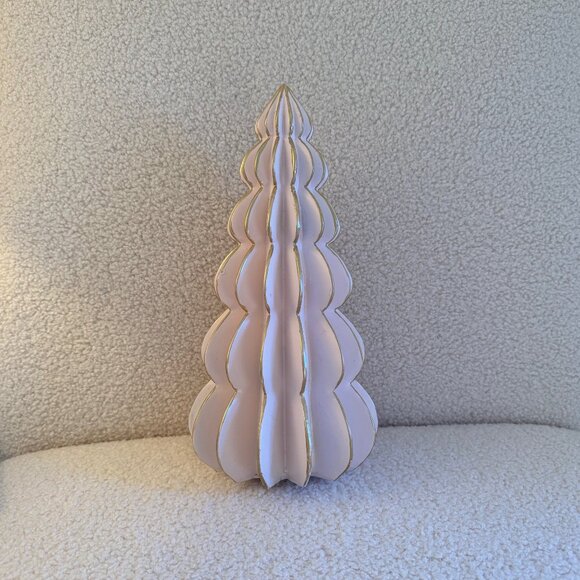 Pink Scallop Christmas Tree Decor - Picture 1 of 3